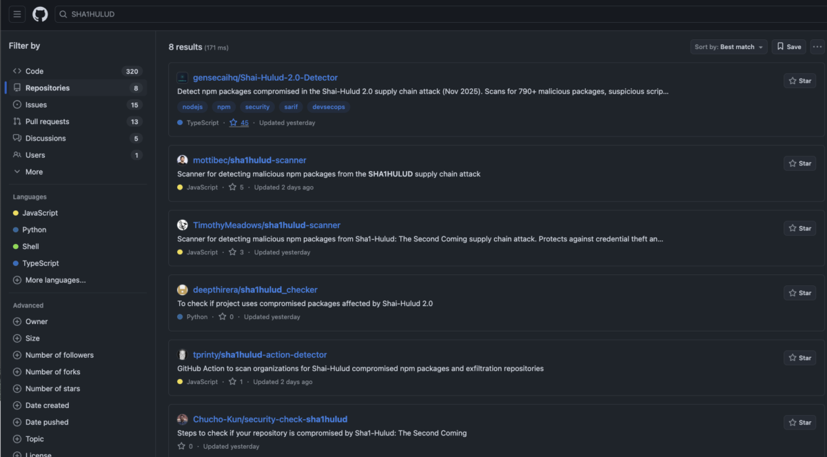 shai-hulud compromised repo, aspm, applciation security, supply chain security, compromised packages, github security, malicious npm packages, npm security threats, npm supply chain attack, open-source vulnerabilities, shai-hulud campaign, shai-hulud supply chain attack